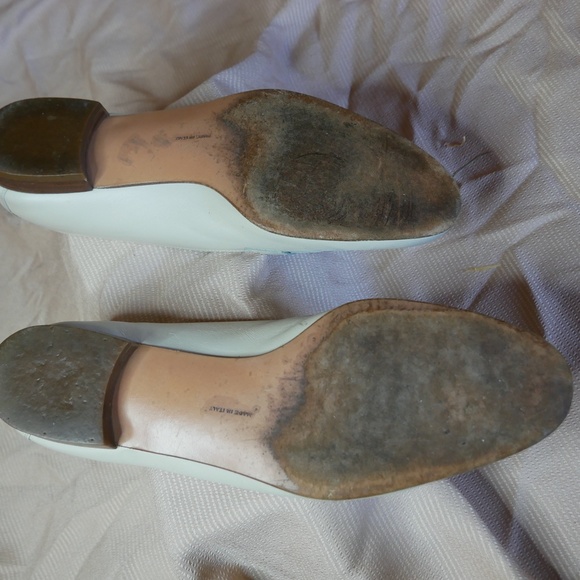 Salvatore Ferragamo loafers, off-white color, 10B - Picture 15 of 16